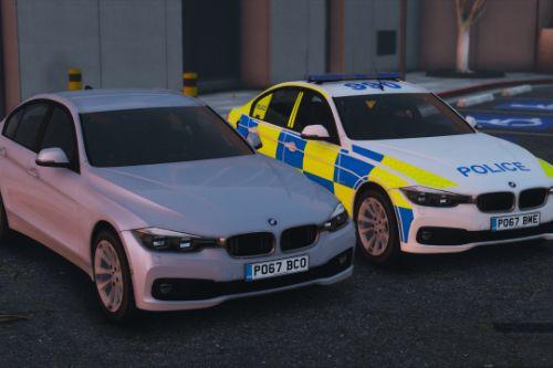 2017 Police BMW 330D Saloon Pack [Replace | ELS]